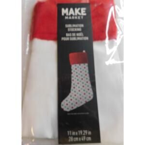 Christmas Stocking Make Market Sublimation Stocking New In Package